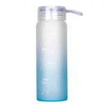 bouteille en verre dépoli