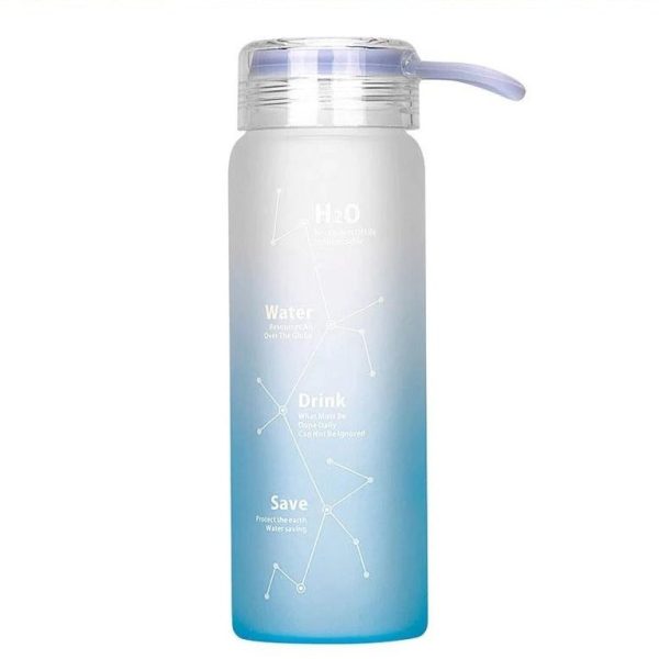 bouteille en verre dépoli