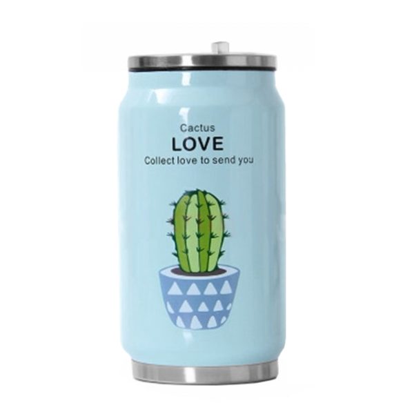 gourde canette cactus