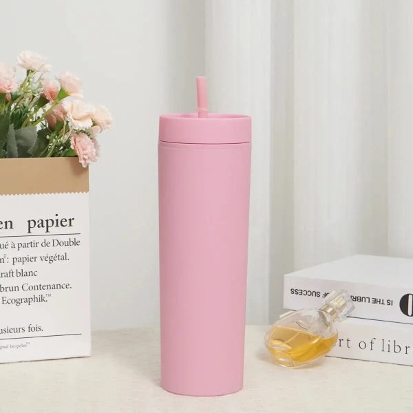 gobelet plastique rose