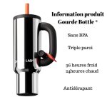gourde élégante avec paille