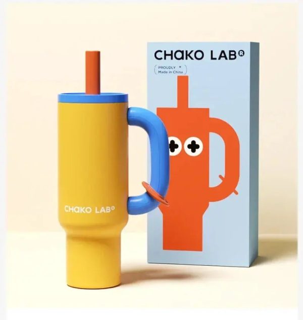 Gourde Chakolab Jaune et Bleue