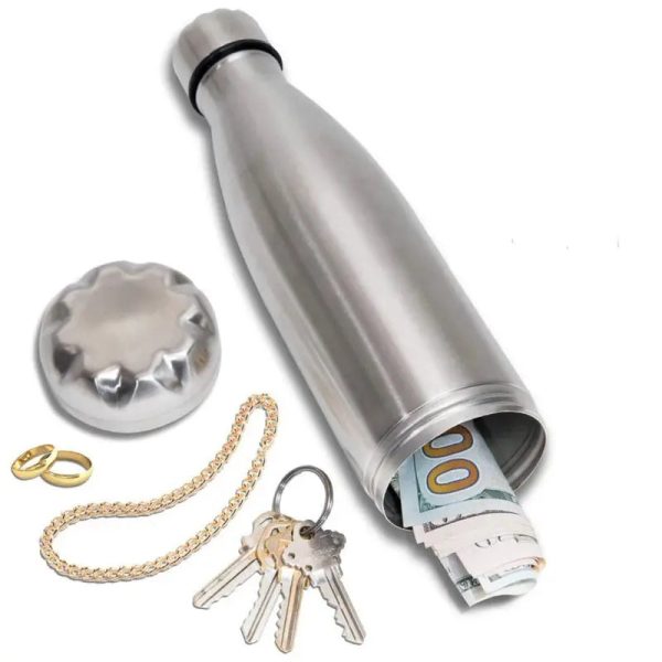 Gourde Double Fond en acier inoxydable