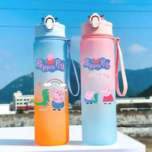 bouteille Peppa Pig rose