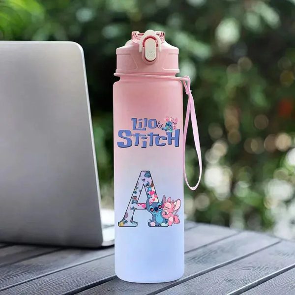 bouteille d'eau Stitch 750ML lettre A
