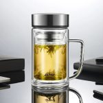 mug en verre borosilicate
