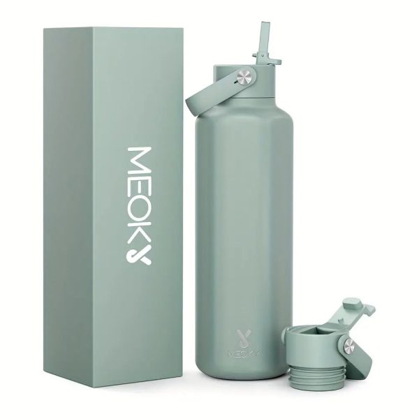 Meoky Bouteille d'Eau Isotherme 24oz