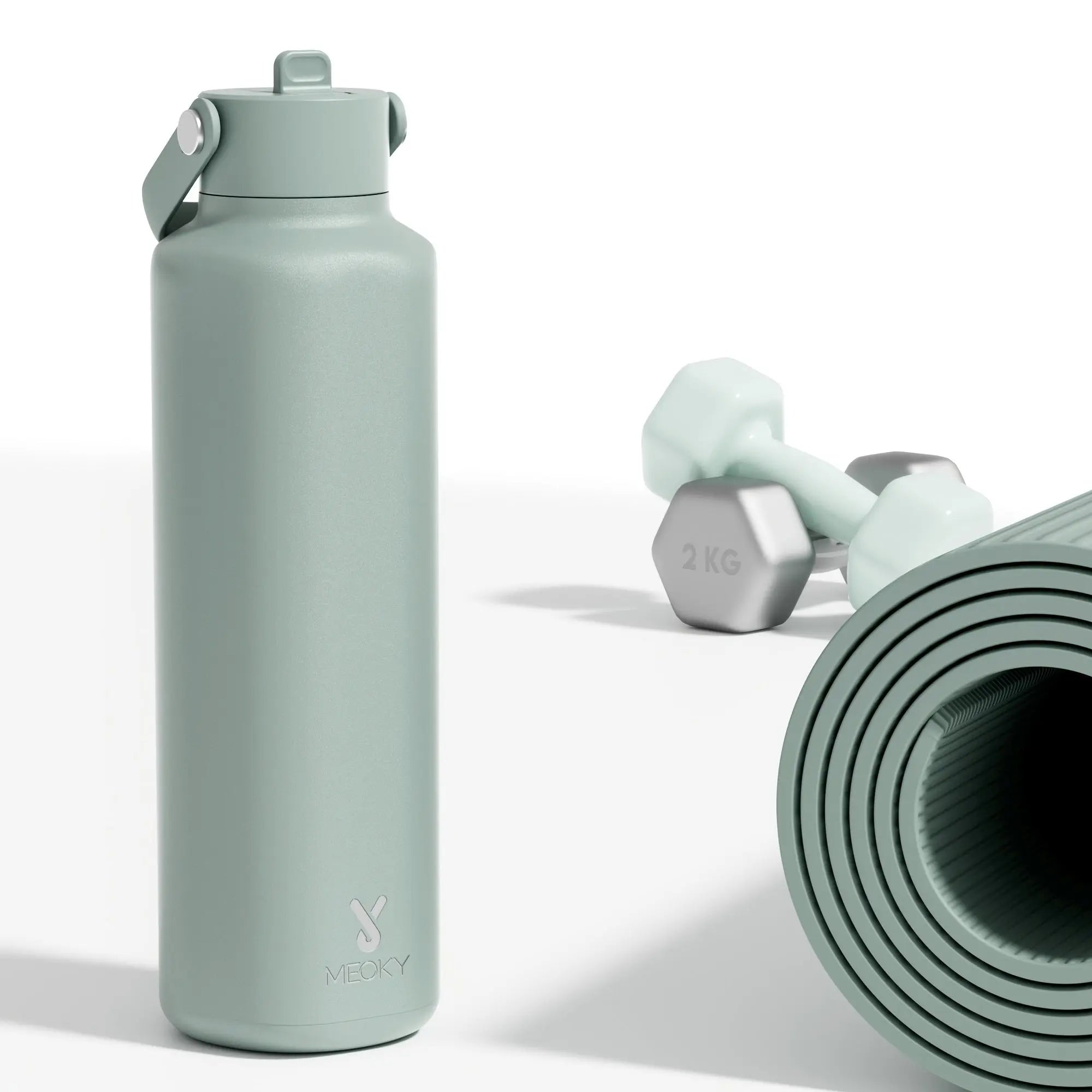 bouteille d'eau menthe