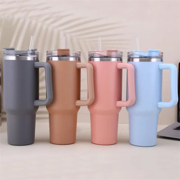 Gourde Isotherme Avec Paille 1 L