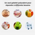 shaker transportable avec compartiment