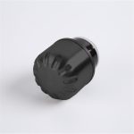 gourde floral noire mate