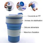 accessoire pratique mug pliable
