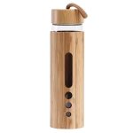 gourde en verre avec bambou