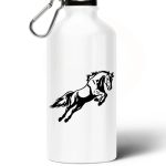 bouteille motif équitation