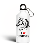 gourde aluminium cheval