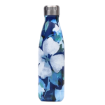 gourde inox fleur bleue