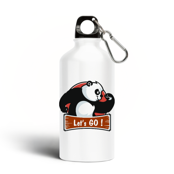 gourde motif panda élégante