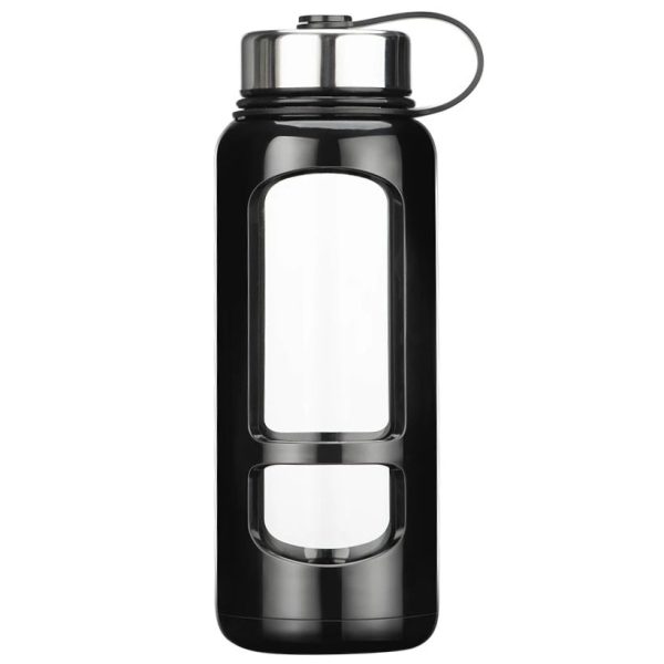 gourde en verre avec protection