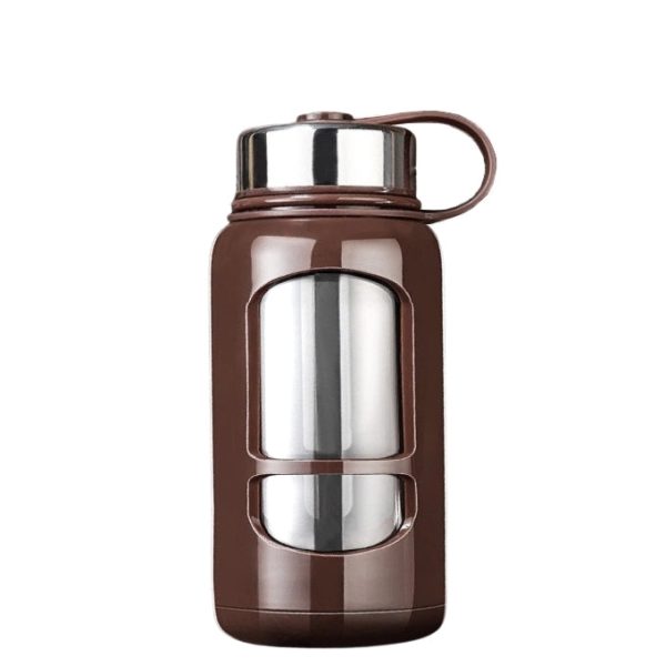 Gourde en verre marron 700mL