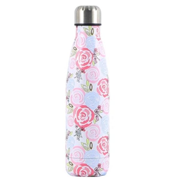 Gourde inox isotherme Floral