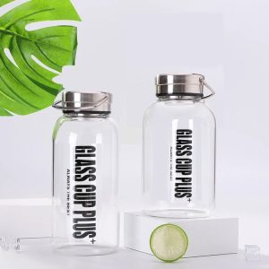 bouteille en verre épurée