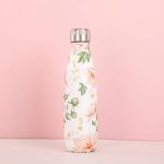 Aquarelle Rose en acier inoxydable