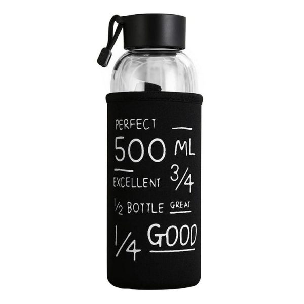 gourde en verre élégante