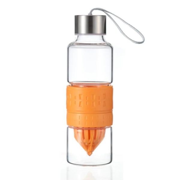 bouteille en verre presse agrume