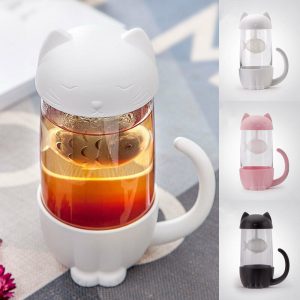 Mug chat élégant