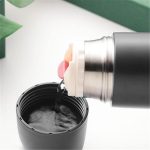 thermos chat acier inox