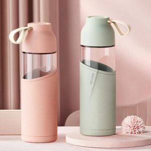 bouteille en verre élégante