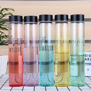 bouteille en verre élégante