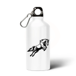 gourde cheval en aluminium