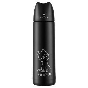 bouteille thermos chat