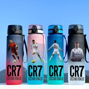 Gourde Cristiano Ronaldo – Bouteille Sport Étanche Colorée